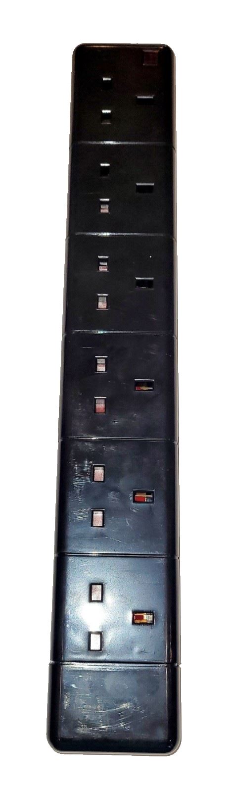 Socket 6 Gang 240 Volt For Extension Lead Cable Electric Power Plug 16 Amp 240V