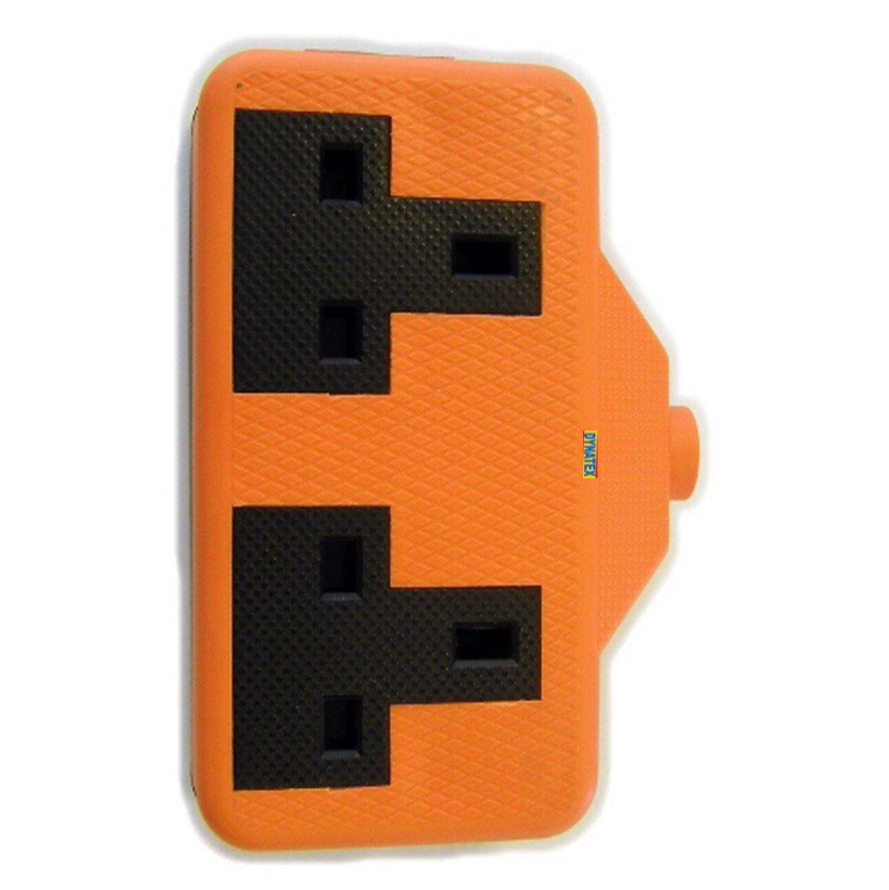 Socket 3Pin 13 Amp Electric Twin Hard Rubber 13A Mains Electrical 3 Pin 3001065