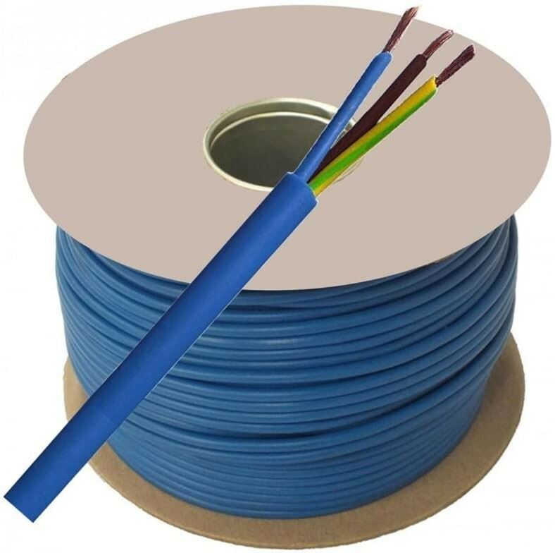 Arctic Cable Blue 2.5mm 3183A 3 Core 100 M Metre 240V Extension Artic 240 Volt 3001418