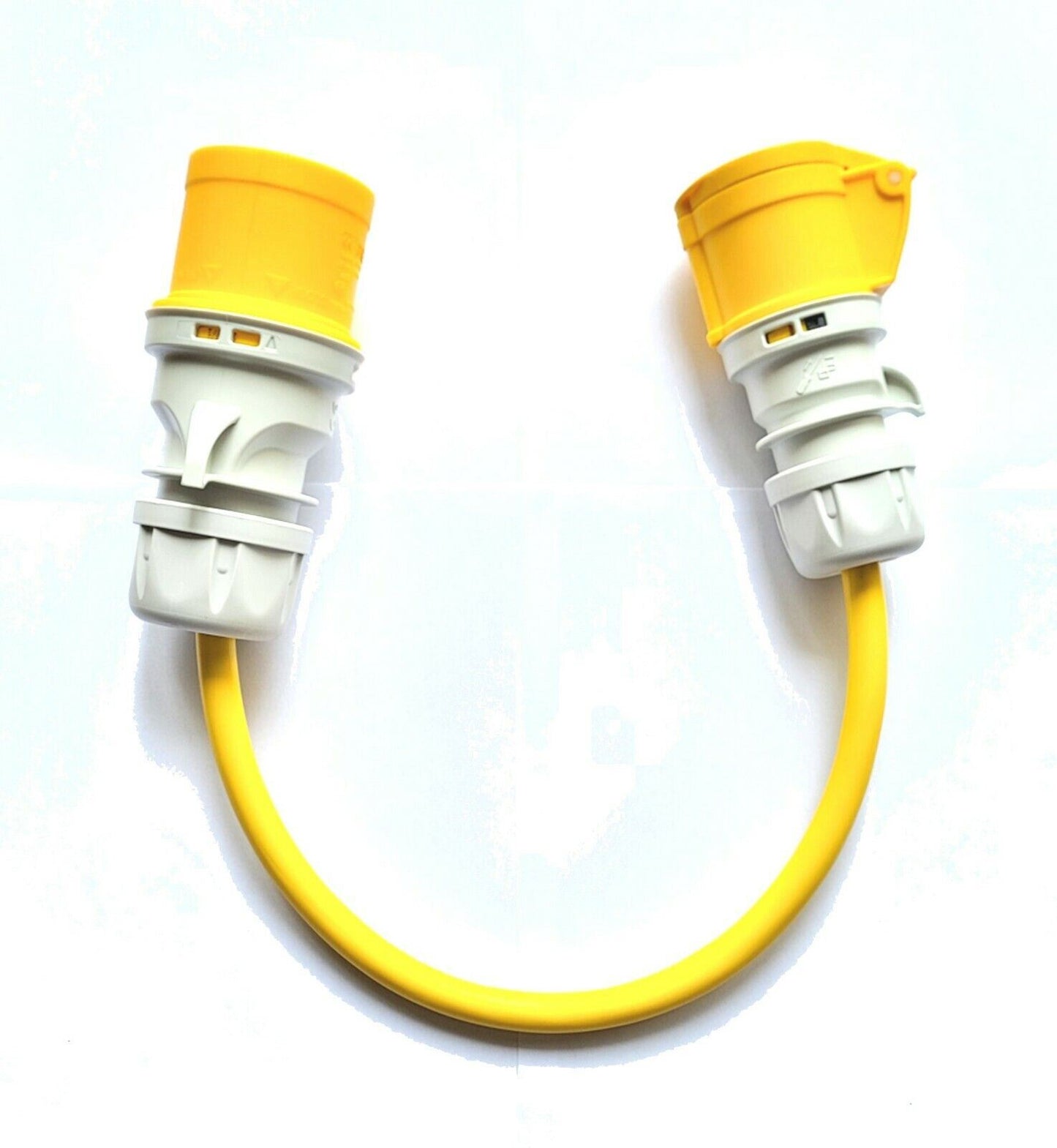 110V 32A Socket to 16A Plug Fly Lead Adaptor Generator Converter Cable 2.5mm 3001276  1X388/650/674