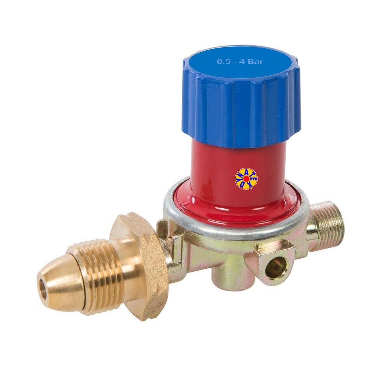 LPG Gas Hose Regulator Propane Bottle 0.5-4 Bar 8mm Tail Barbecue Heater 2001538 1x00/66/67