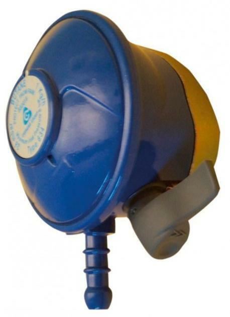 Butane Gas Regulator Fits Calor 21mm Clip On Bottle – Caravan Motorhome - BBQ 2001513