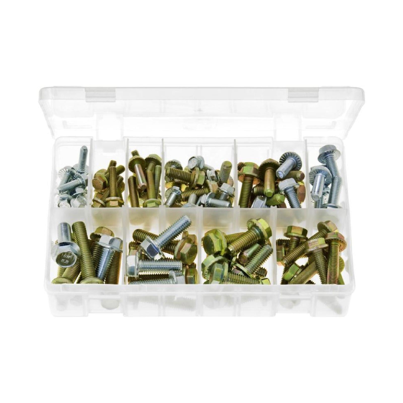 Set Screwa Genuine 1x Assorted Setscrews H/Tensile Flanged Serr Metric DIY Worksh ...
