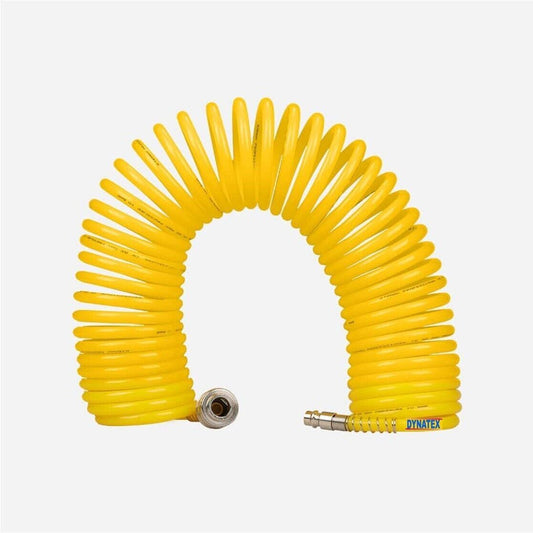 Compressor Air Line Hose 10M Coil 10 Metre Coiled For Air Tools 1/2" Swivel Euro 2001497