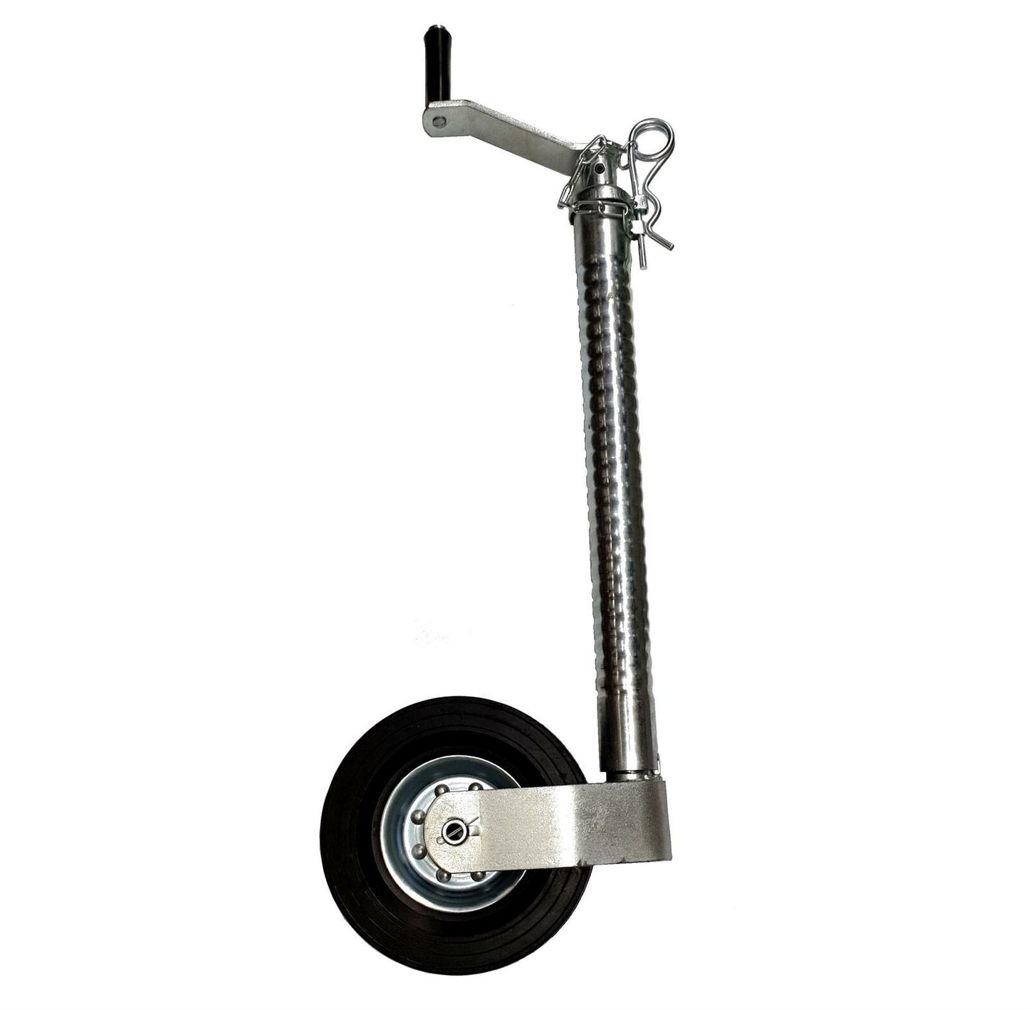 48mm Jockey Wheel Ribbed Serrated Leg | Fits PD3 Bracket TJ15 | Bradley Trailer 9001386