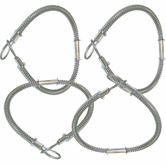 4 Compressor 3/4" Air Hose Airline Plant Safety Coupling QR Whipcheck Cable 2001382 =4x81