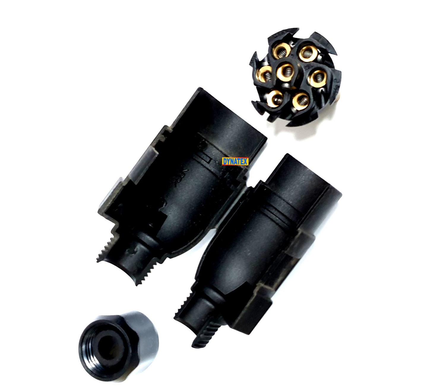 6M 7 Pin Trailer Extension Lead Cable Male to Female Caravan Lighting Board UK 9001402