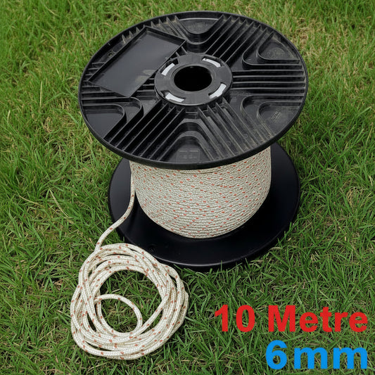 Recoil Starter Pull Cord Rope 6mm x 1 Metre Long Heavy Duty Recoil Pulley NEW