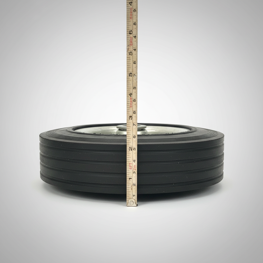48mm Jockey Wheel Ribbed Serrated Leg | Fits PD3 Bracket TJ15 | Bradley Trailer 9001386