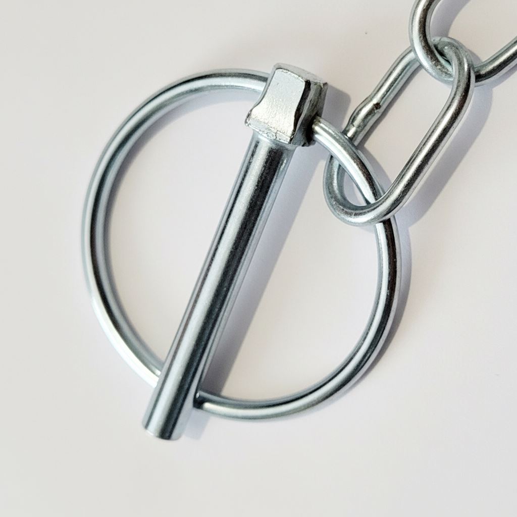 Lynch Pin & Chain Trailer Horse Box Tail Gate Drop Side Locking Pin 9007208