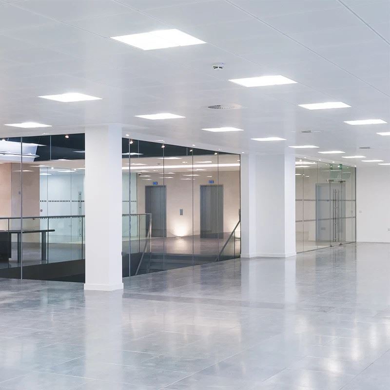 48W LED Cool White Backlit Ceiling Panel Light 4 Suspended Durable Office