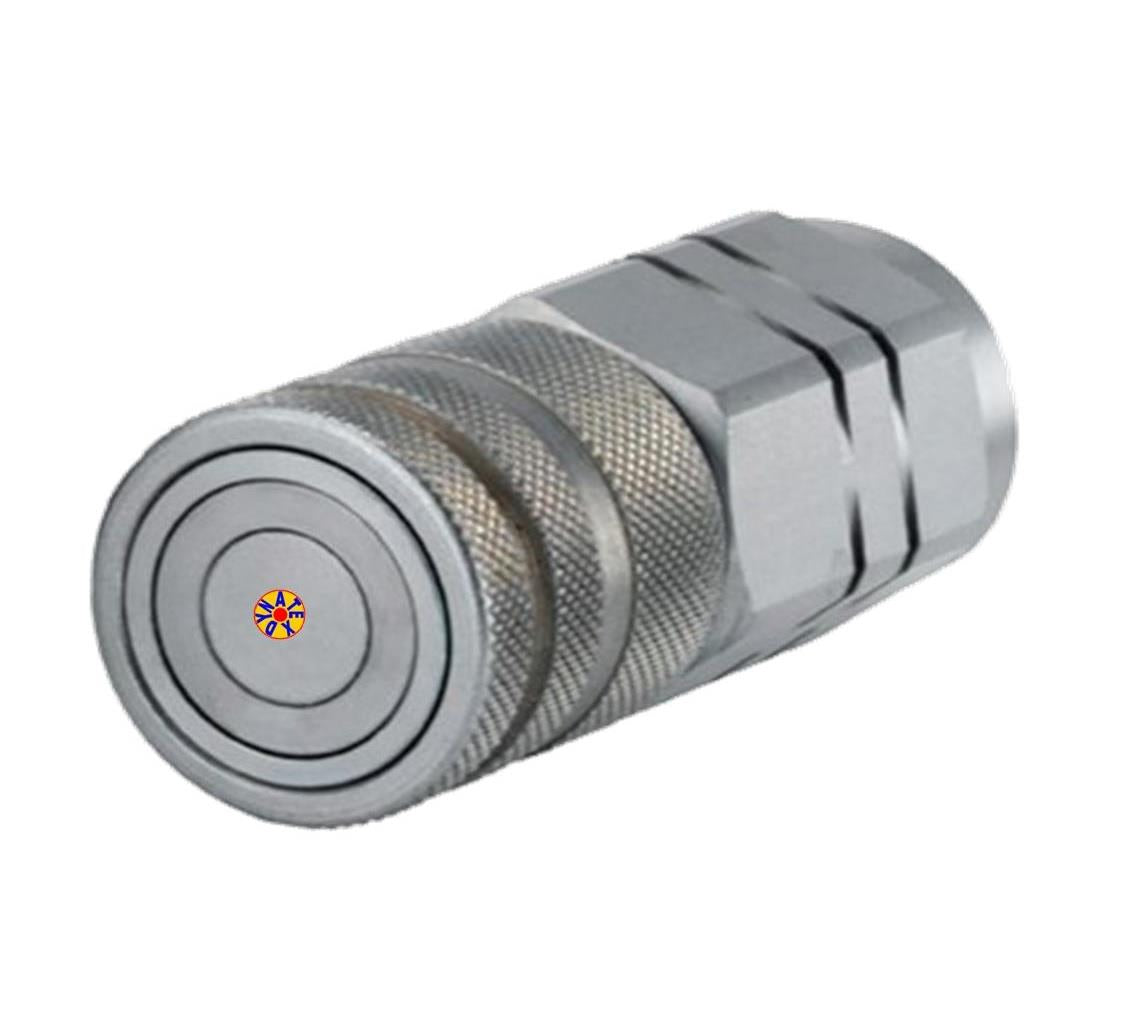 1/2" BSPP Flat Face Female Hydraulic Coupling For JCB Altrad Belle Hycon Danfoss 1400883