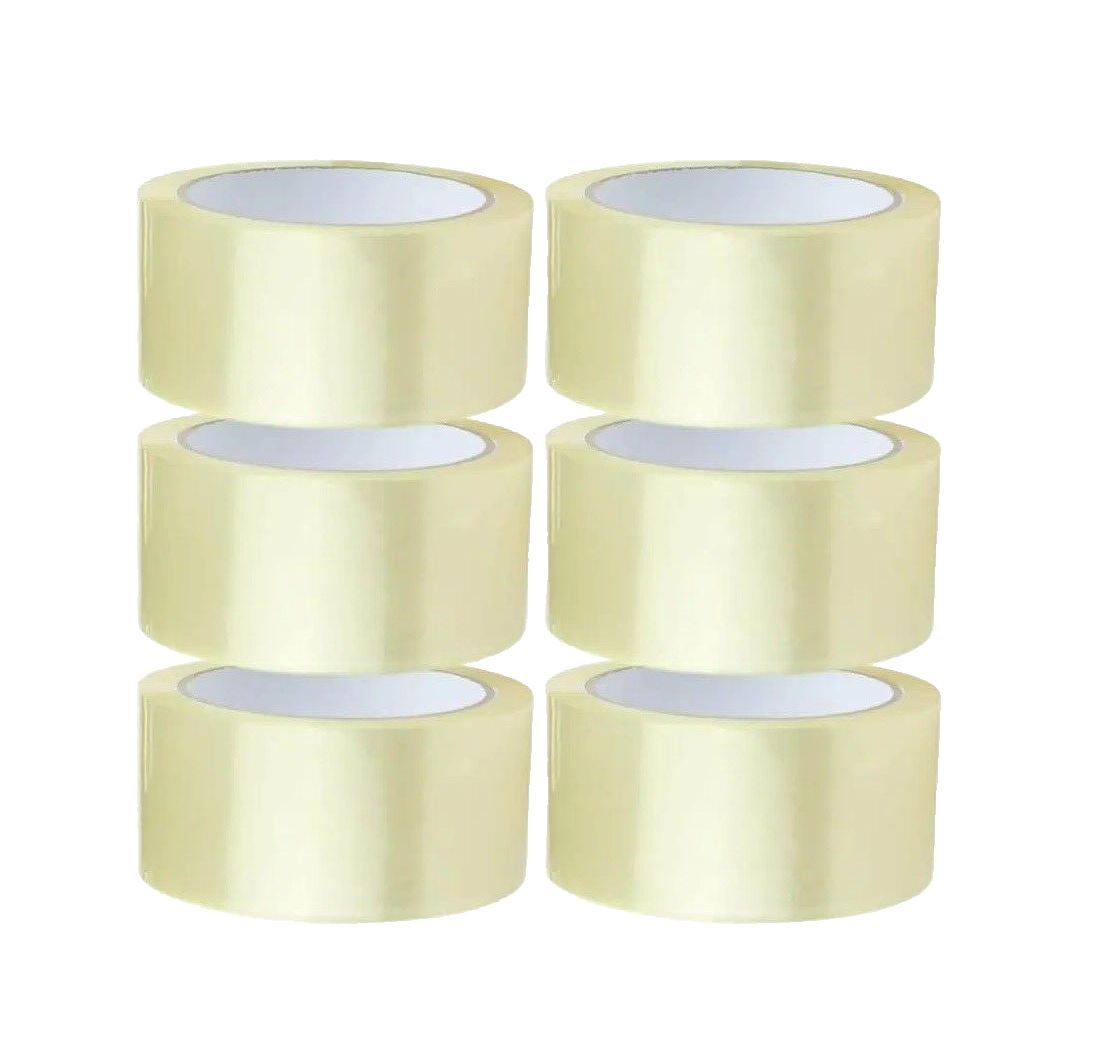 Parcel Tape Packing Tape Strong 48MM X 40M 6 Box Sealing Sellotape Packaging Clear 9005093 6x91
