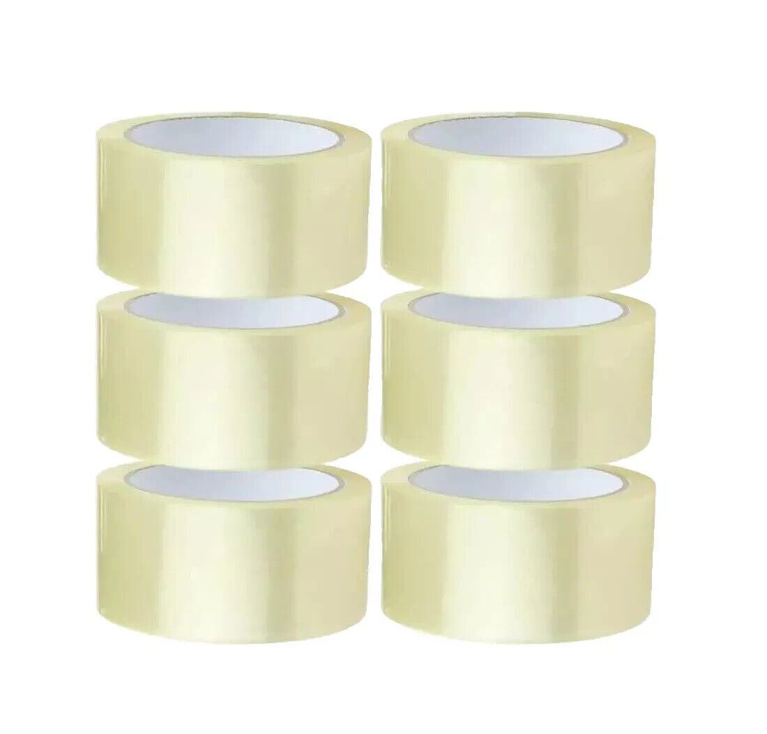 Packing Tape Parcel Strong 48MM X 40M 12 Box Sealing Sellotape Packaging Clear 9005094 12X91