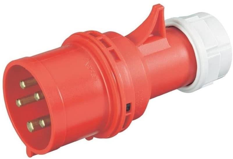 32A 5 Pin CEE Commando Plug 415V IP44 3 Phase Industrial Socket Connector 3001666