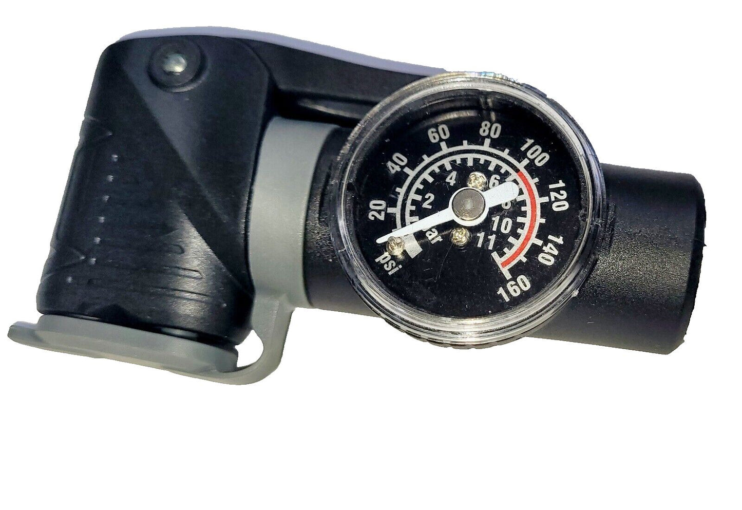 Mini Bike Pump 160 PSI Pressure Gauge Alloy Presta Schrader Valve Bicycle 1000286