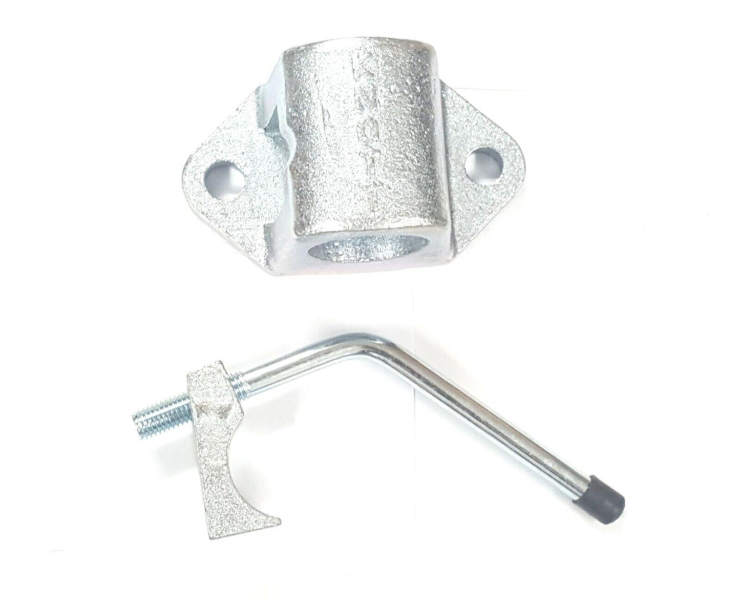 Trailer Jockey Wheel 43mm Bracket & Pad & Handle Lever Fits Bradley Ifor William 9001361