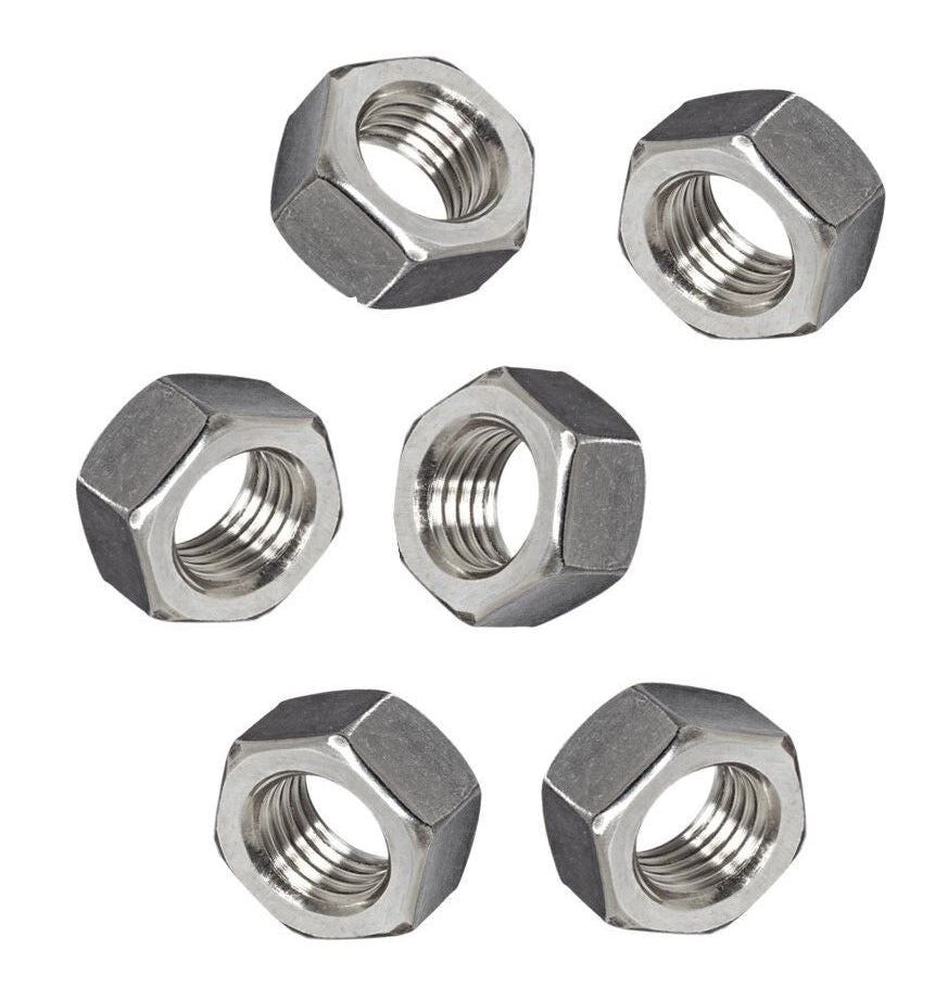 Nut Plain 20MM 10 Zinc Plated Metric Thread For Set Screw & Bolt Hex M20 9006740 10X618