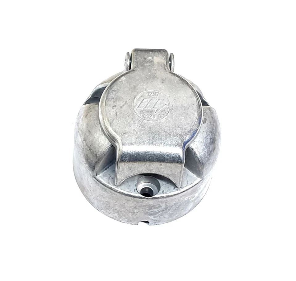 12 V Type N 7 Pin Metal Plant Trailer / Caravan Towing Socket Motorhome 9001399
