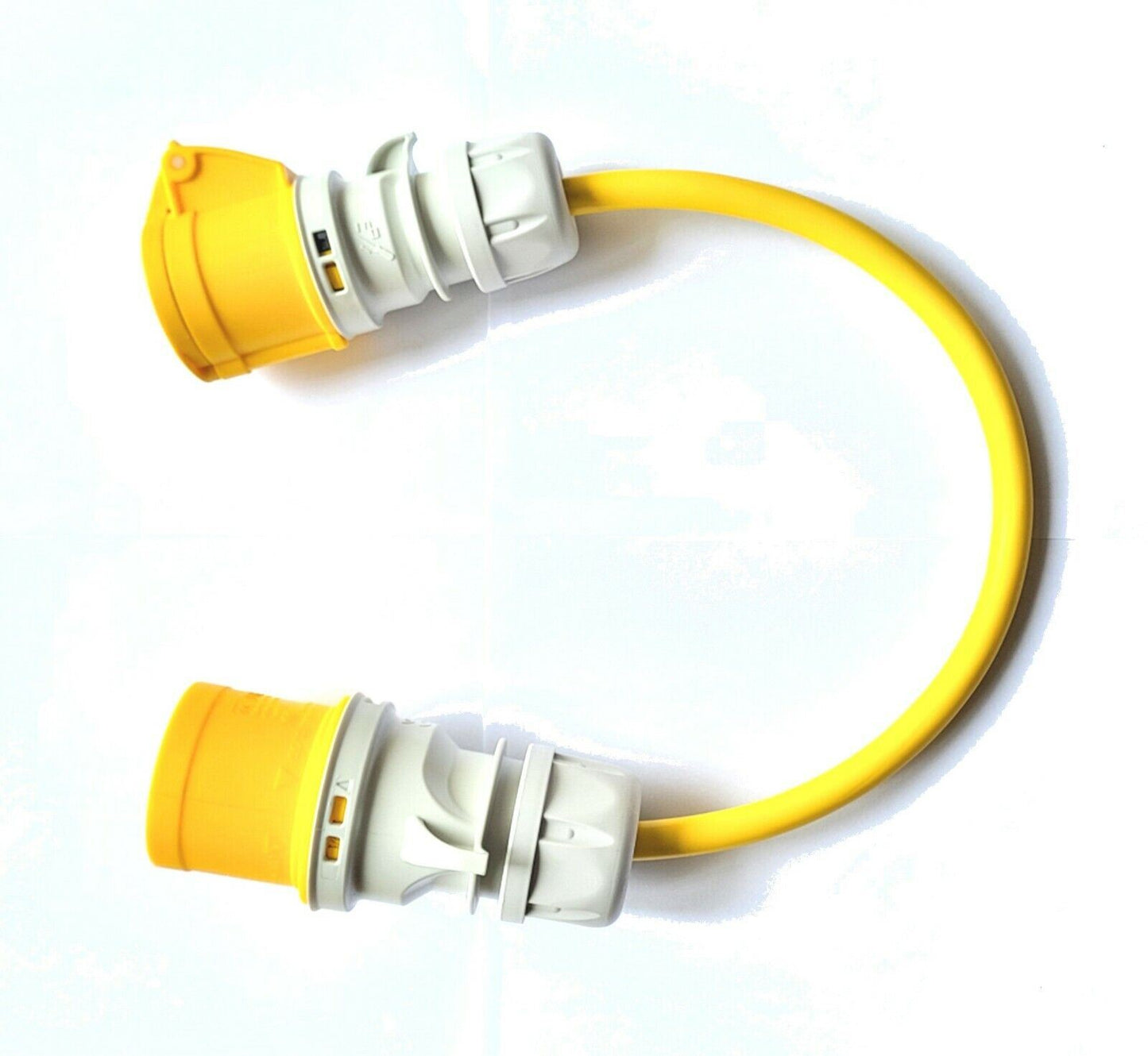 110V 32A Socket to 16A Plug Fly Lead Adaptor Generator Converter Cable 2.5mm 3001276  1X388/650/674