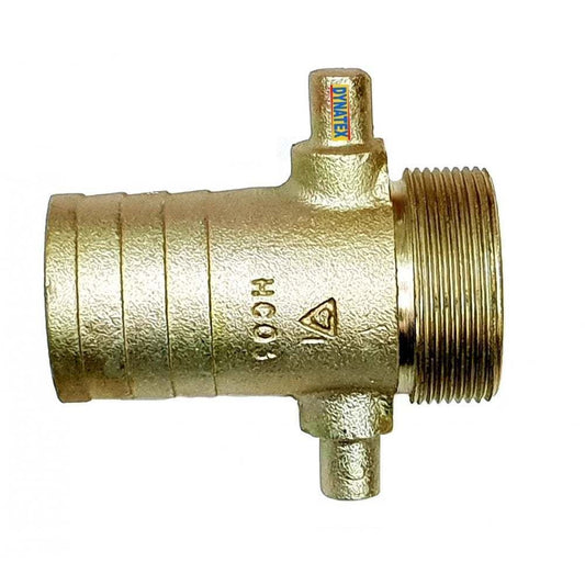 Water Coupling Male BSP 3" BSP Thread X 3" Tail (75mm) Air Oil Brass Finish 1402018