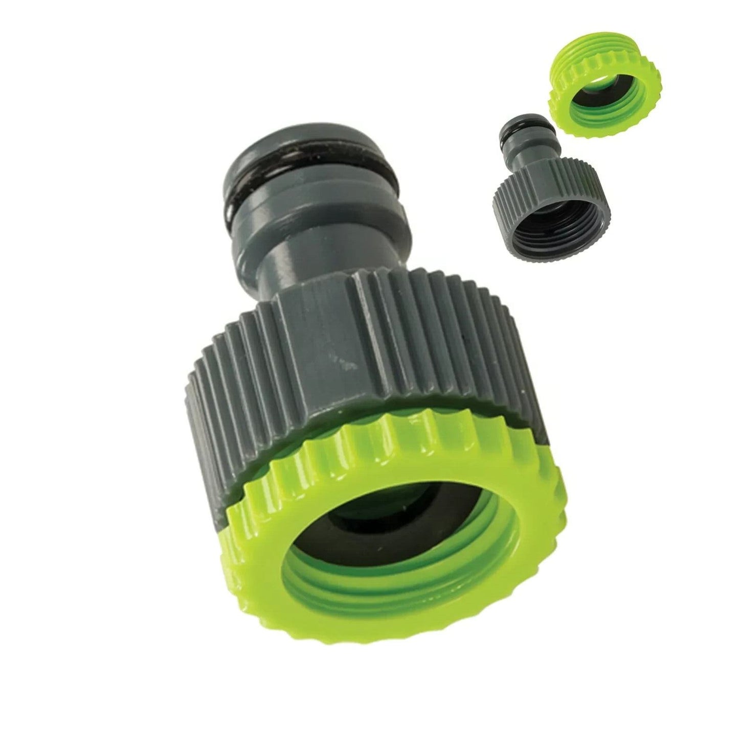 Garden Hose Tap Connector 1/2" & 3/4" Female Thread Adaptor Quick Click Pipe NEW