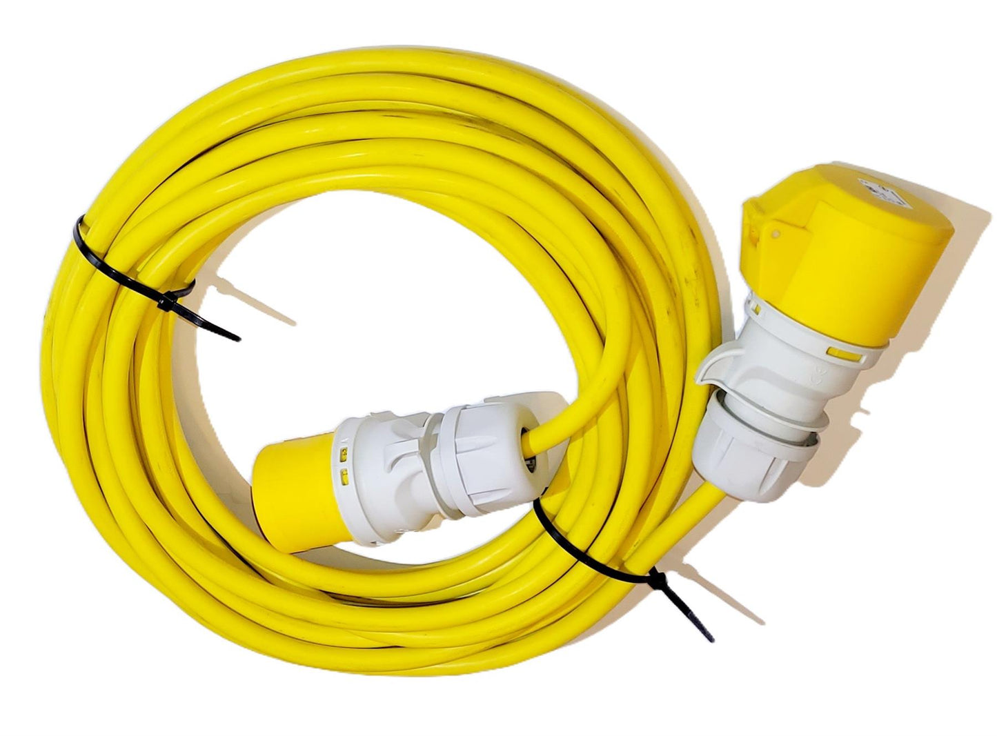 110 Volt Extension Lead Cable Reel 14M Hook Up Yellow 32A 2.5mm 32 Amp 110V 3001270