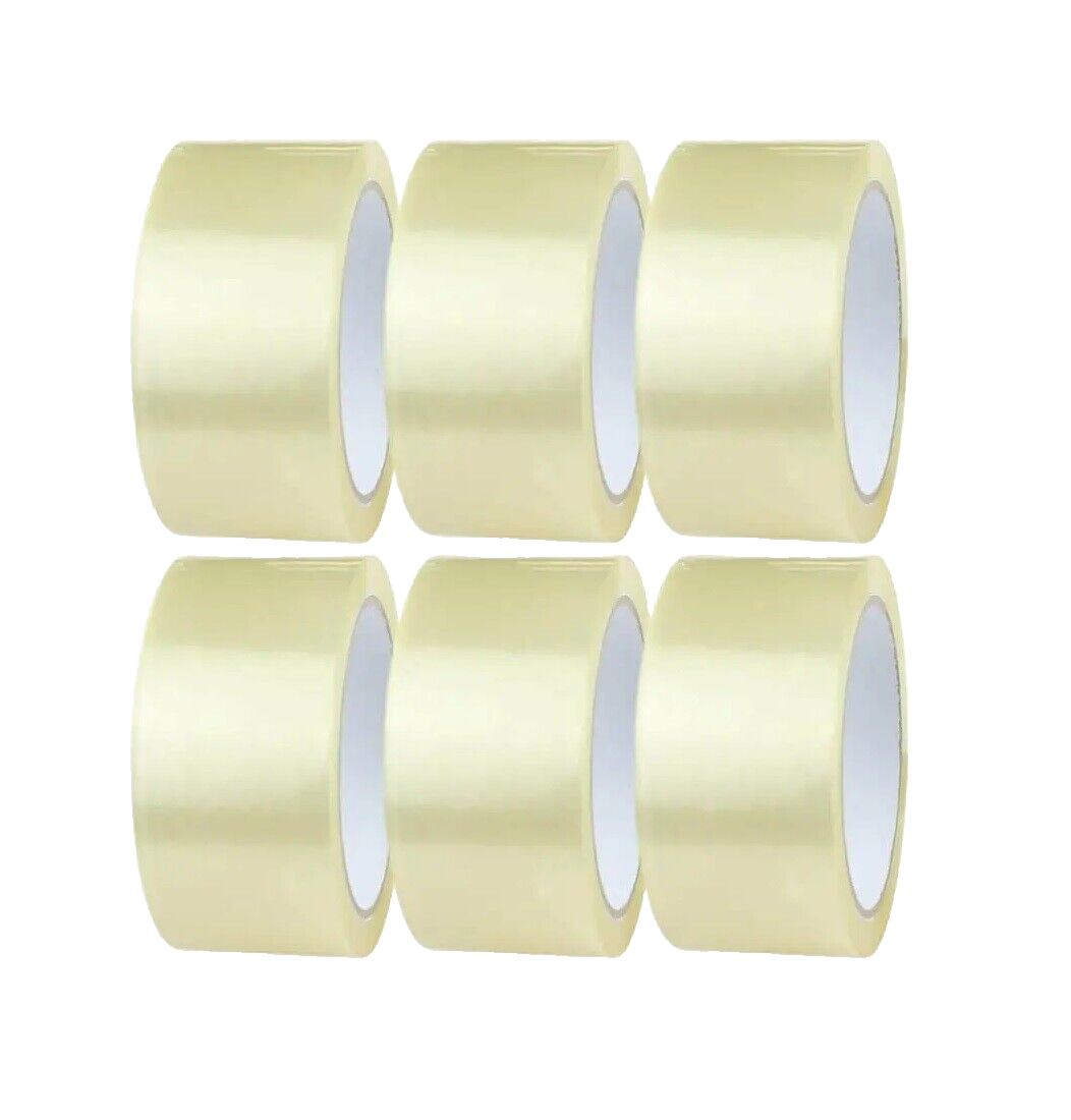 Parcel Tape Packing Strong 48MM X 40M 36 Box Sealing Sellotape Packaging Clear 9005095 36x91