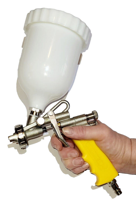 Paint Spray Gun 600ml Tank Syphon Cup 1.8mm external mix nozzle 14cfm Alloy DX/7001117