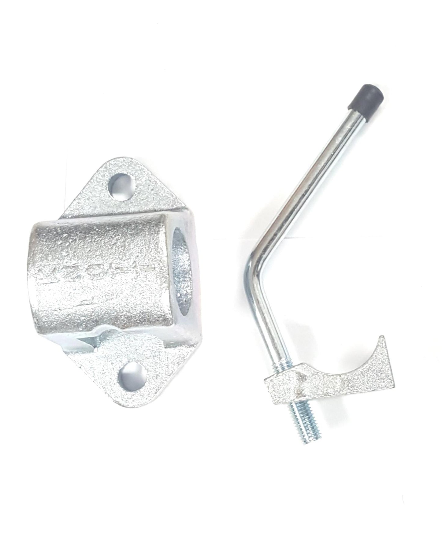 Trailer Jockey Wheel 43mm Bracket & Pad & Handle Lever Fits Bradley Ifor William 9001361