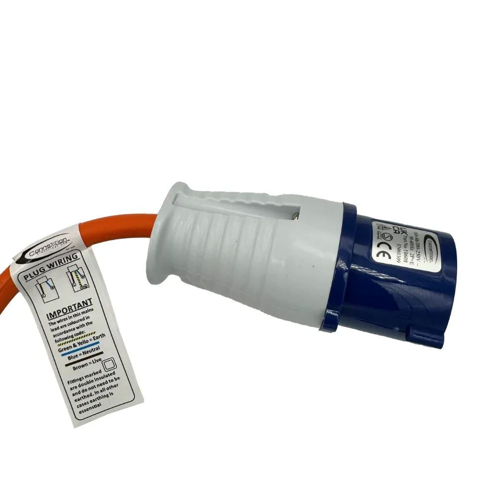 Caravan Cable 10M Heavy Duty Hook Up Camping 16 Amp 240V Extension 10 Meter 16A 3001253