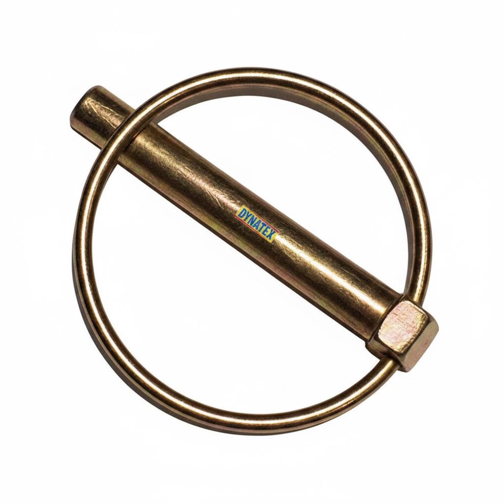 2 Lynch Pin 34.5mm x 11.0mm 40L Retaining Lock Pin Trailer D Clip Round Locking 90072102x166