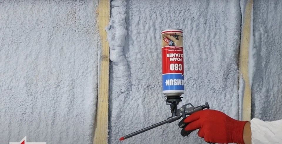 Expanding Foam Nozzle Gun Cleaner PU Dual Purpose Acoustic & Polyurethane 500ml 8003032