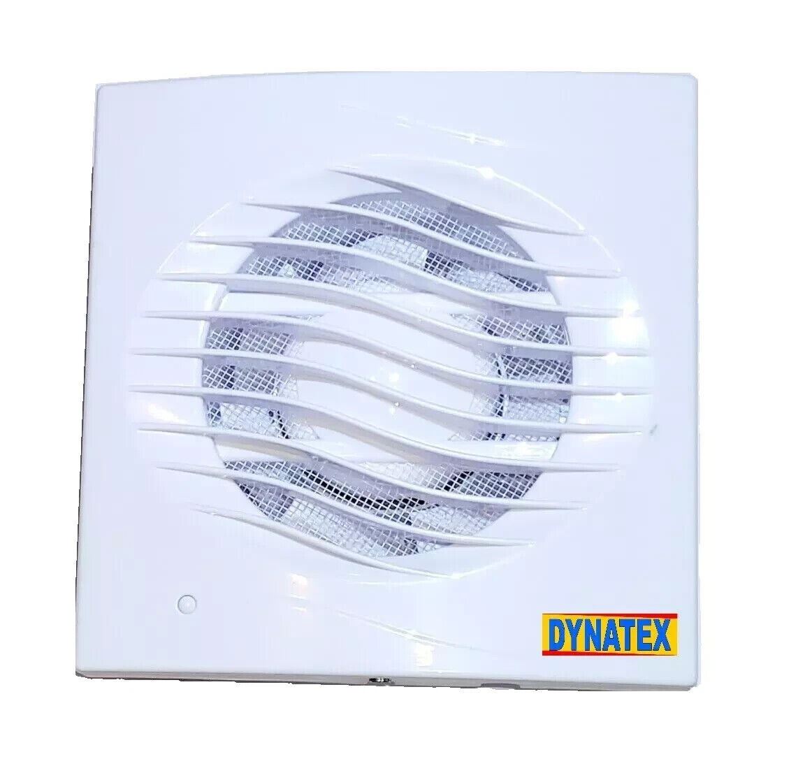 Extractor Fan Timer 100mm 4" Led Bathroom Kitchen Toilet White Insect Proof Net 1501460