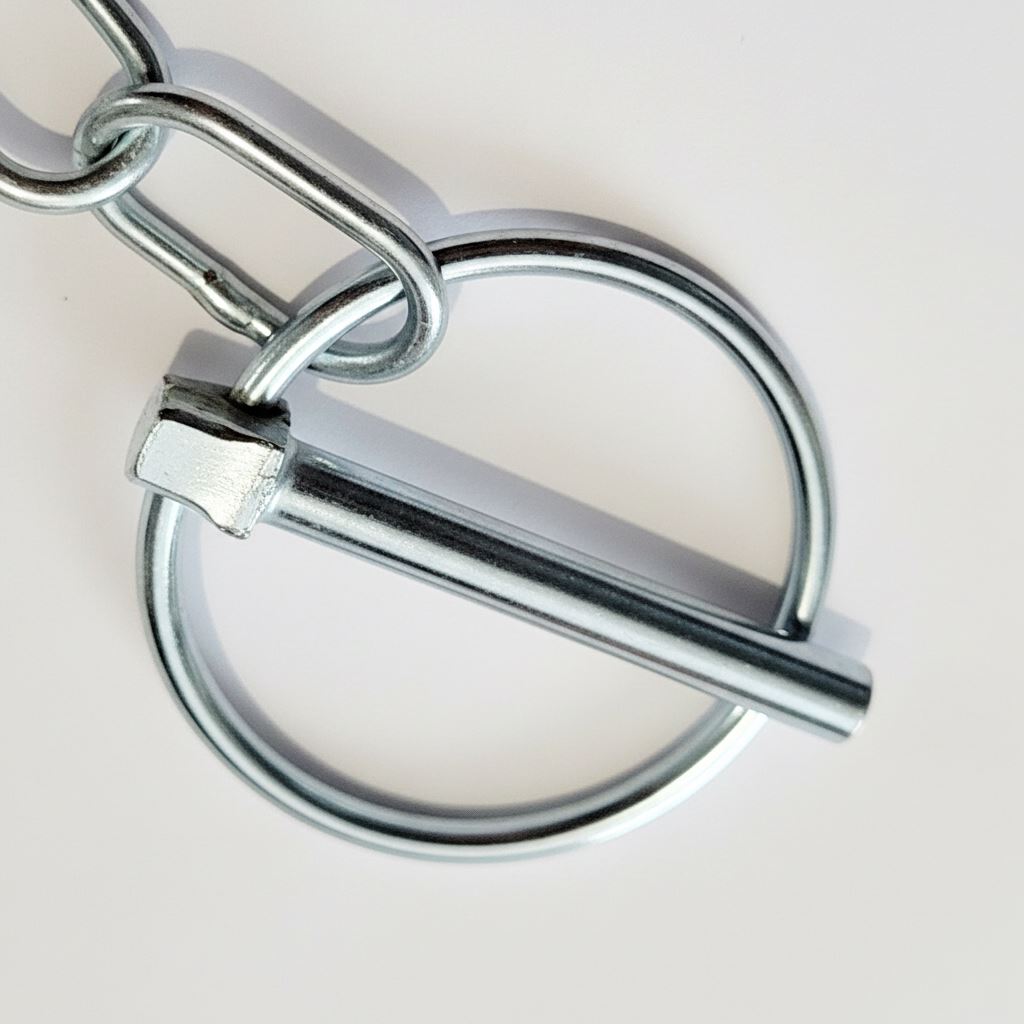 Lynch Pin & Chain Trailer Horse Box Tail Gate Drop Side Locking Pin 9007208