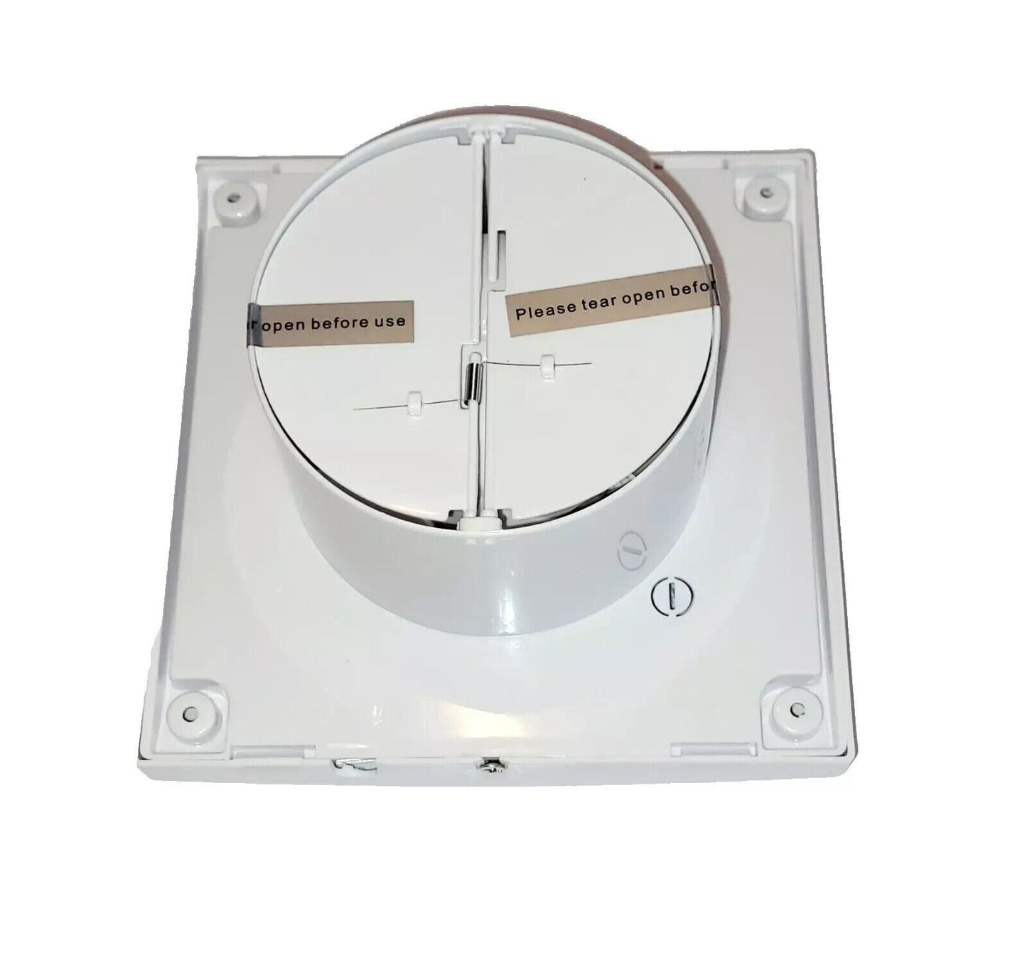 Extractor Fan Timer 100mm 4" Led Bathroom Kitchen Toilet White Insect Proof Net 1501460