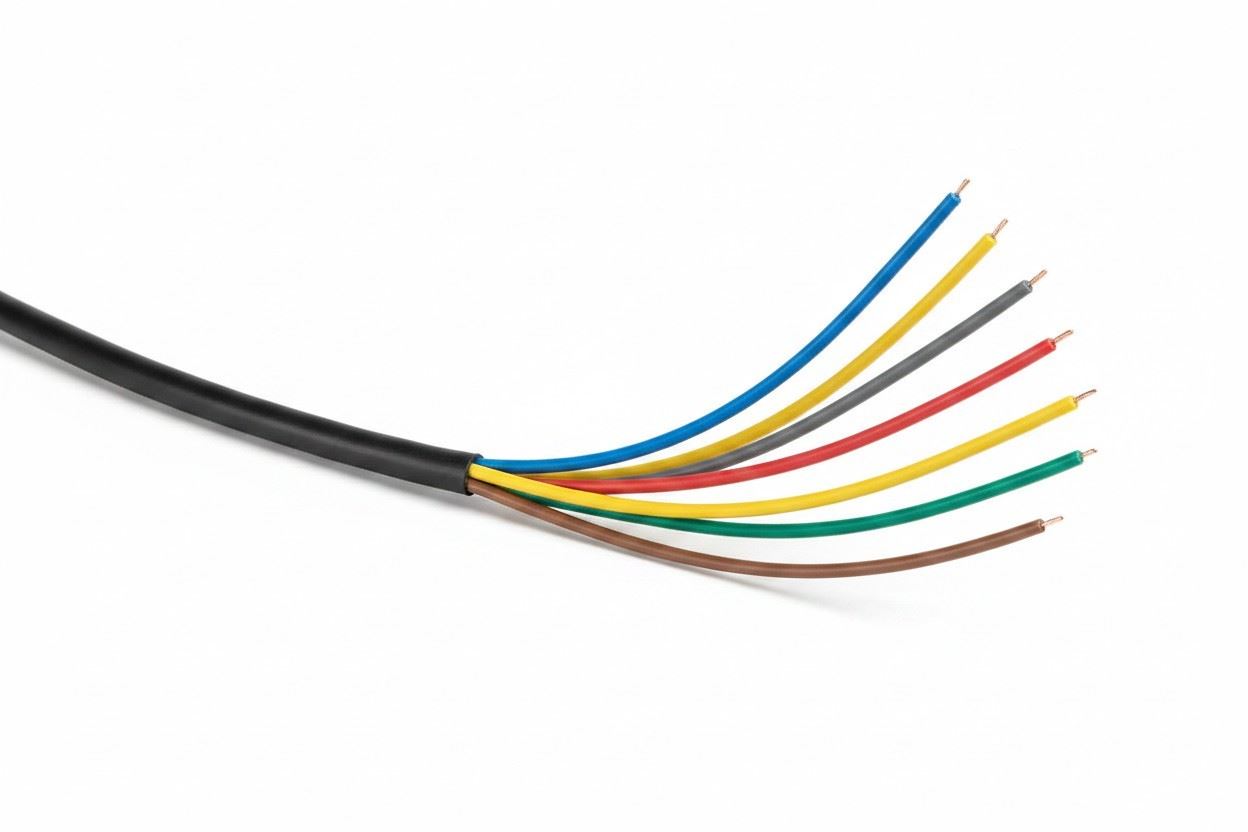 Trailer Caravan Cable 5 Meter 12V 7 Core Cable Wire Towing Lighting Cable 5M