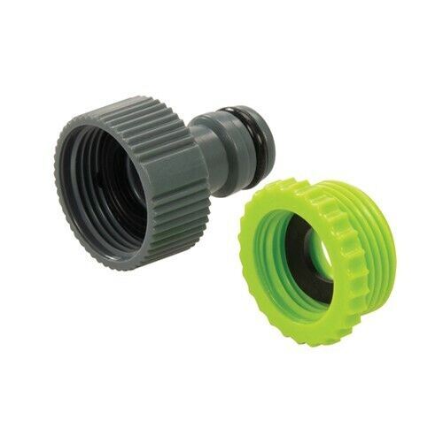 Garden Hose Pipe 15M Spray Nozzle Tap Connector Set Hosepipe Reel 15Metre Yellow 1402754 15x32 1x18