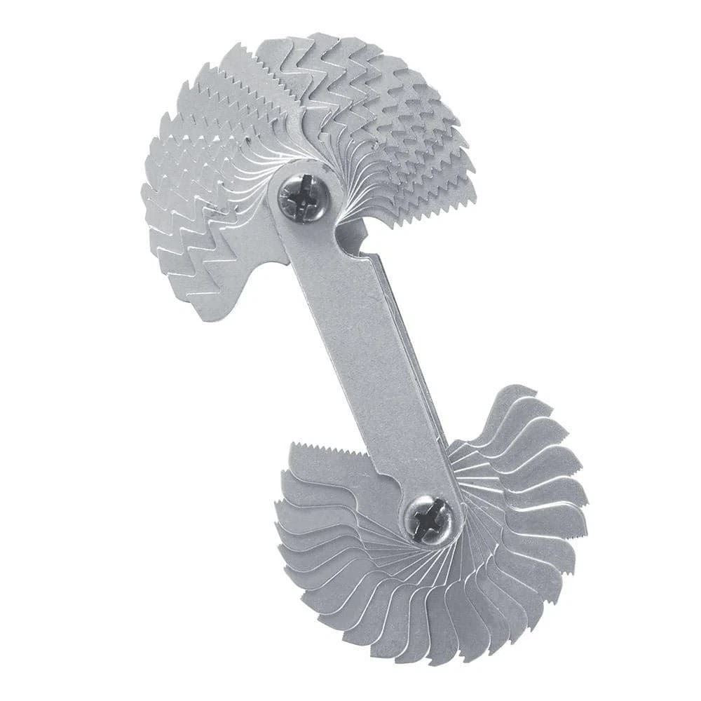 52 Blades Grip Thread Pitch Gauge Metric & Whitworth for Garage, Workshop, Home 1000274