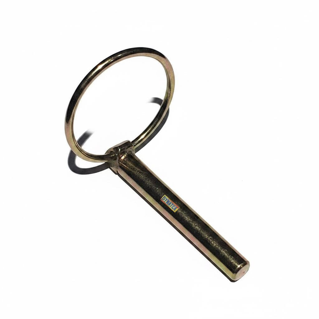 2 Lynch Pin 34.5mm x 11.0mm 40L Retaining Lock Pin Trailer D Clip Round Locking 90072102x166