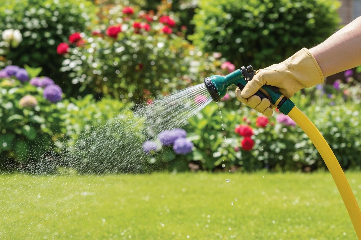 50M Garden Hose Yellow 1/2" Anti-Kink Heavy Duty Outdoor Watering Flexible Pipe 1402735 50x32