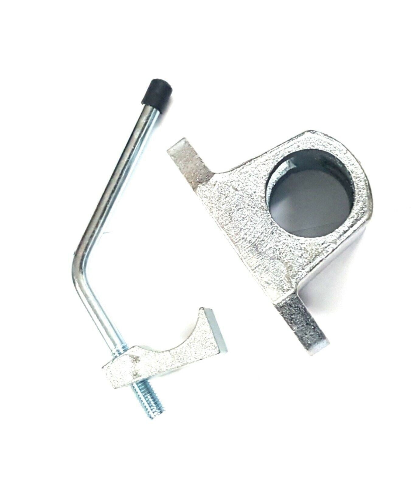 Trailer Jockey Wheel 43mm Bracket & Pad & Handle Lever Fits Bradley Ifor William 9001361