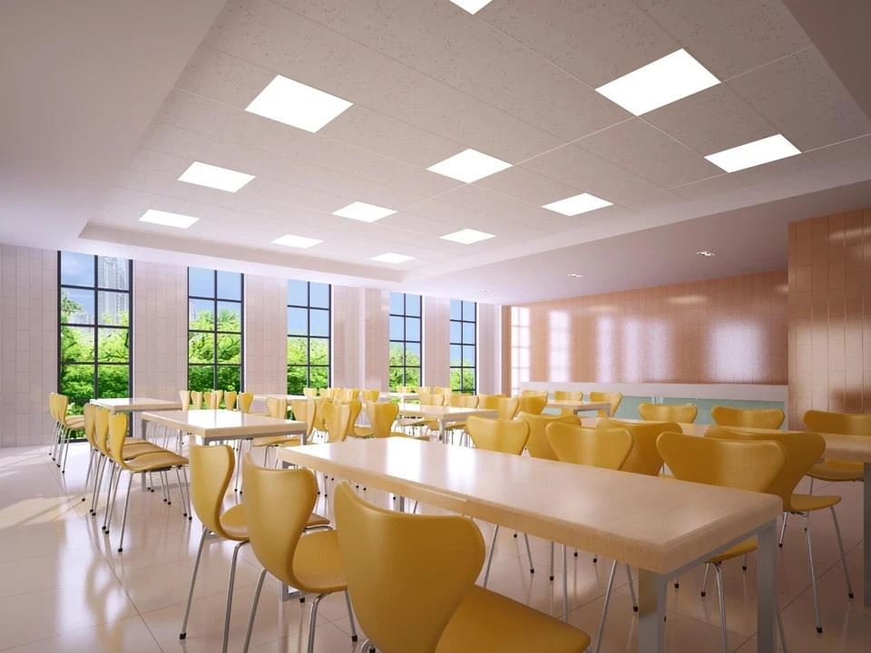 48W LED Cool White Backlit Ceiling Panel Light 2 Suspended Durable Office Light