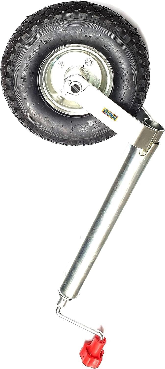 Jockey Wheel Smooth Leg Pneumatic Tyre For Caravan Trailer 20mm Bore Bradley Maypole DX/9001365