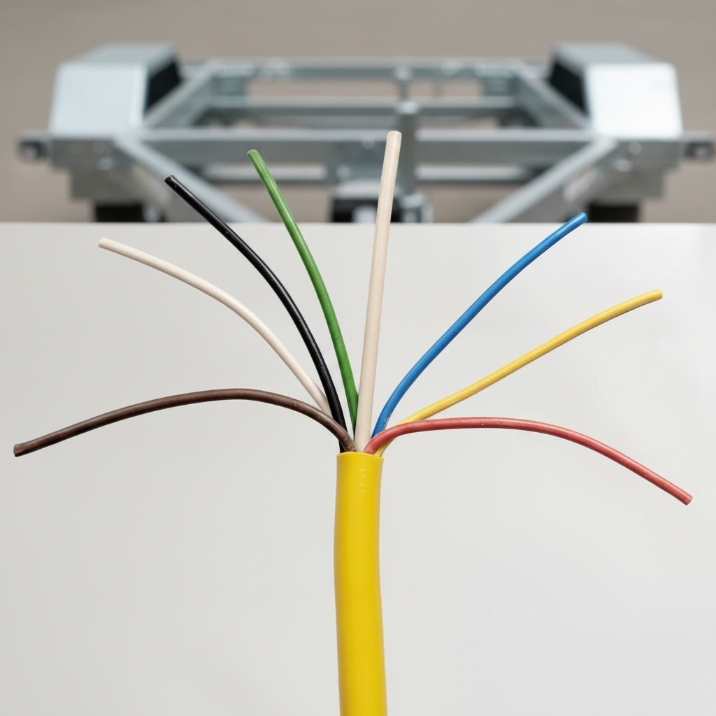 Caravan and Trailer Cable 12V 7 Core Wire Towing Lighting Cable (4 Metre)