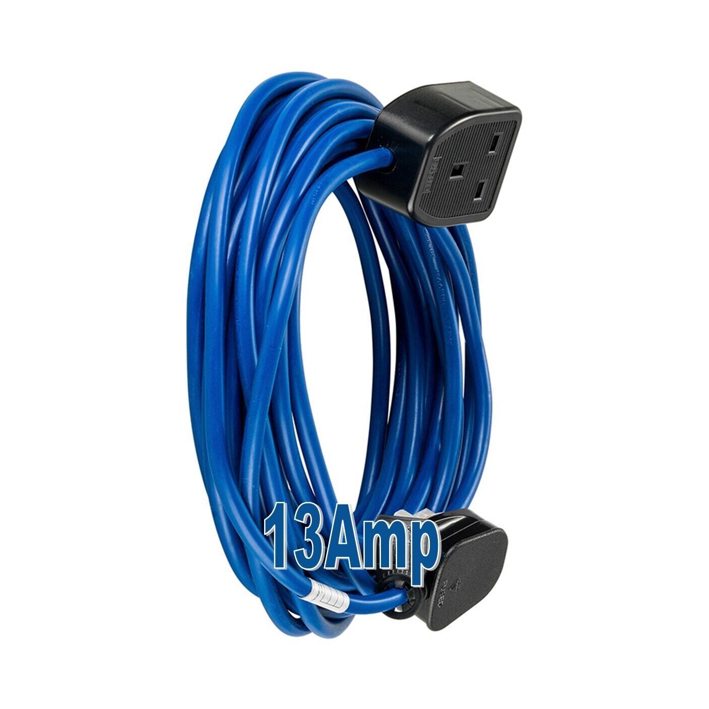 Extension Cable 14 M Metre 13 Amp 240 Volt 1.5mm Artic Lead Power Hook Up Arctic