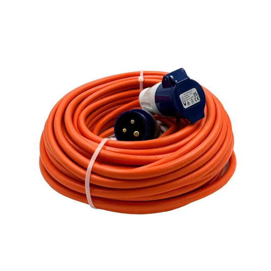 Caravan Cable 10M Heavy Duty Hook Up Camping 16 Amp 240V Extension 10 Meter 16A