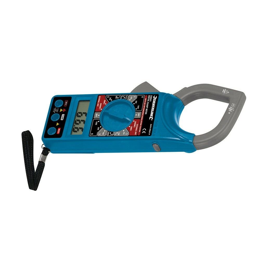 Digital Clamp Meter 1000A AC | 600V DC | 750V AC | 20KΩ | CAT II | Non-Contact Current Measurement 228541