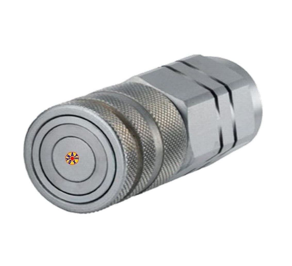 1/2" BSPP Flat Face Female Hydraulic Coupling For JCB Altrad Belle Hycon Danfoss 1400883