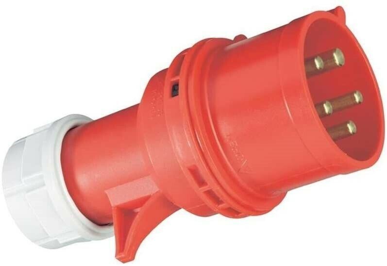 32A 5 Pin CEE Commando Plug 415V IP44 3 Phase Industrial Socket Connector 3001666